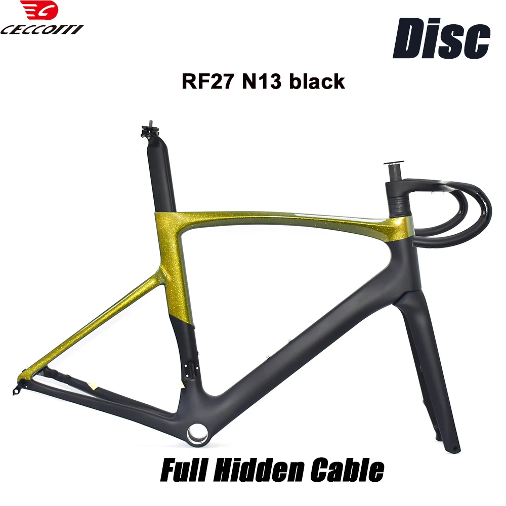 700C Fully concealed cable Road Bike Frame Full Carbon Fiber Bicycle Thru Axle Disc Brake Frame Fork+Seatpost+Headsets+Handlebar
700C Fully concealed cable Road Bike Frame Full Carbon Fiber Bicycle Thru Axle Disc Brake Frame Fork+Seatpost+Headsets+Handlebar