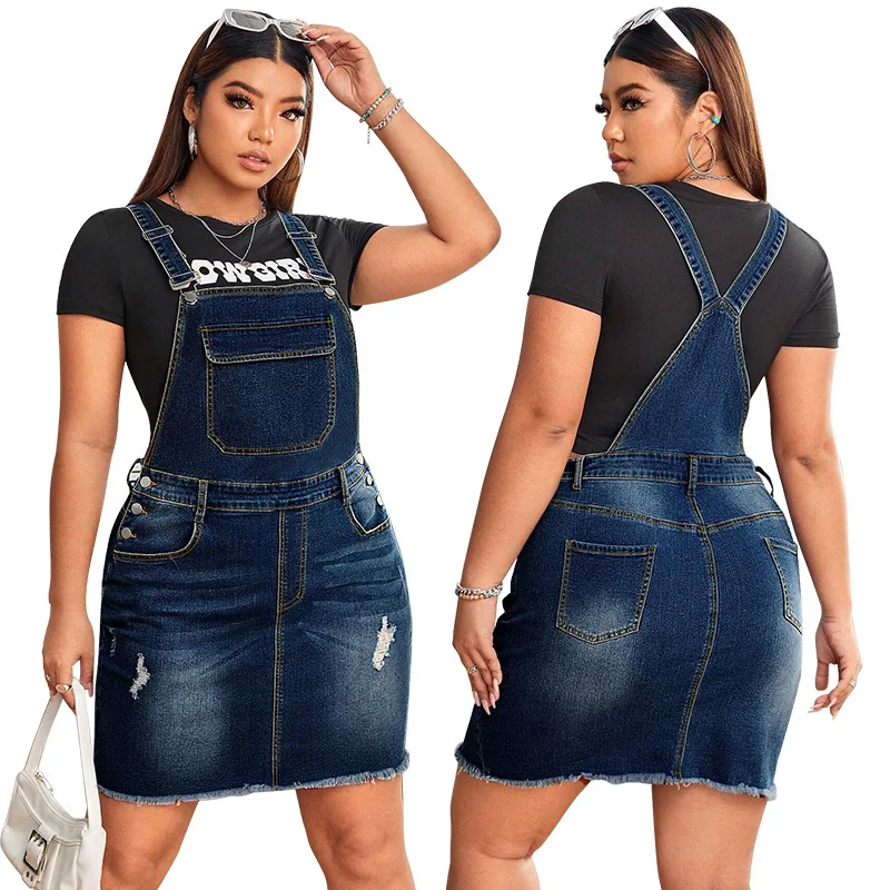 Women's Casual Versatile Wide-Leg Denim Shoulder strap skirt Autumn 2025 Fashionable Loose Fit Denim Body-hugging skirt
Women's Casual Versatile Wide-Leg Denim Shoulder strap skirt Autumn 2025 Fashionable Loose Fit Denim Body-hugging skirt