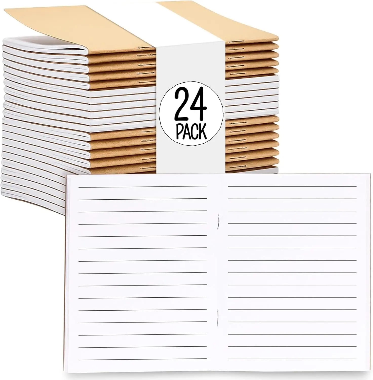 24 Pack Mini Journals, 4x6 Lined Notebooks for Writing, Drawing, Classroom Supplies, Student Gifts
24 Pack Mini Journals, 4x6 Lined Notebooks for Writing, Drawing, Classroom Supplies, Student Gifts