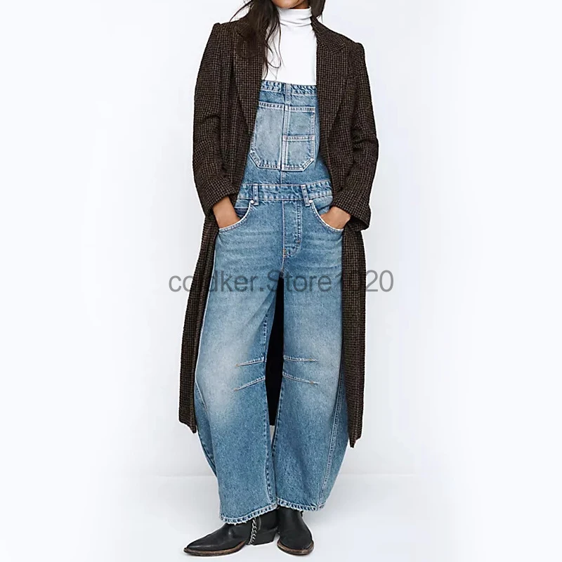 New Fashion Denim Overalls for Women Loose Fit Classic Bib Casual Jean Stretchy Denim Overall Jumpsuit Tapered Leg Jean Pants
New Fashion Denim Overalls for Women Loose Fit Classic Bib Casual Jean Stretchy Denim Overall Jumpsuit Tapered Leg Jean Pants