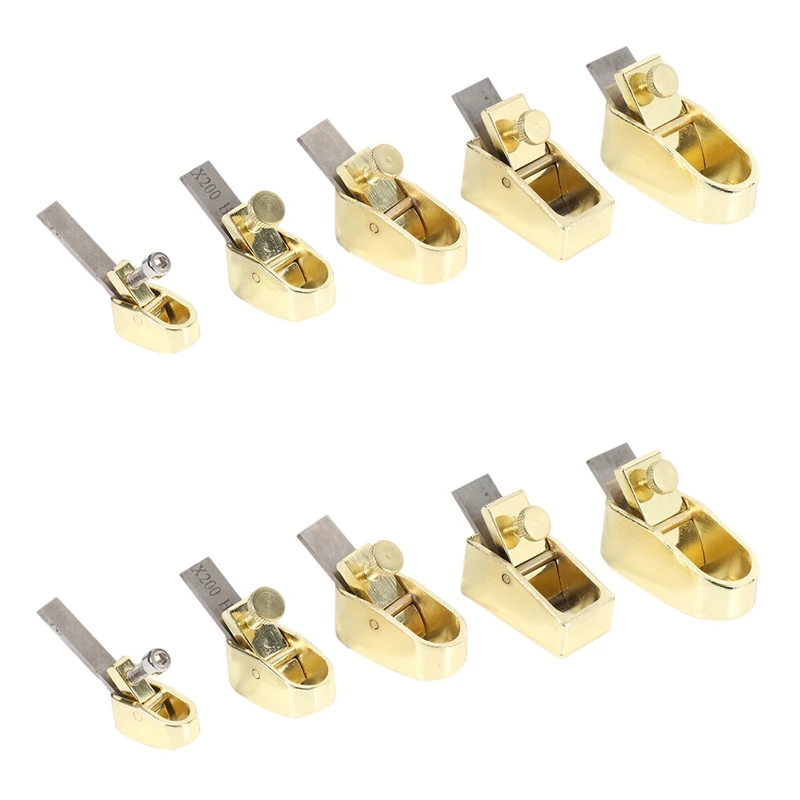 New 10 Piece Woodworking Plane Cutter Set Curved Sole Metal Copper Luthier Tool Violin Viola Cello Wooden Instrument
New 10 Piece Woodworking Plane Cutter Set Curved Sole Metal Copper Luthier Tool Violin Viola Cello Wooden Instrument