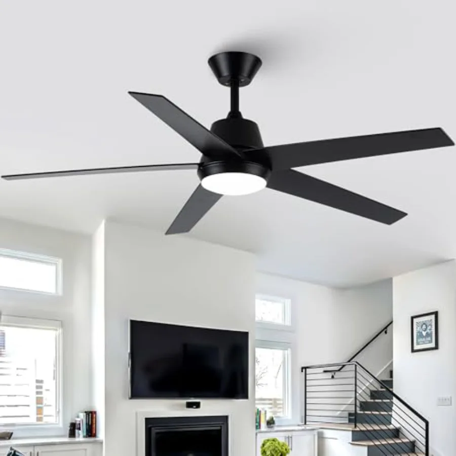 Ceiling Fans with Lights 52 Inch Modern Ceiling Fan with Remote Indoor Ceiling Fan for Bedroom Living Room High CFM Ceiling Fan
Ceiling Fans with Lights 52 Inch Modern Ceiling Fan with Remote Indoor Ceiling Fan for Bedroom Living Room High CFM Ceiling Fan