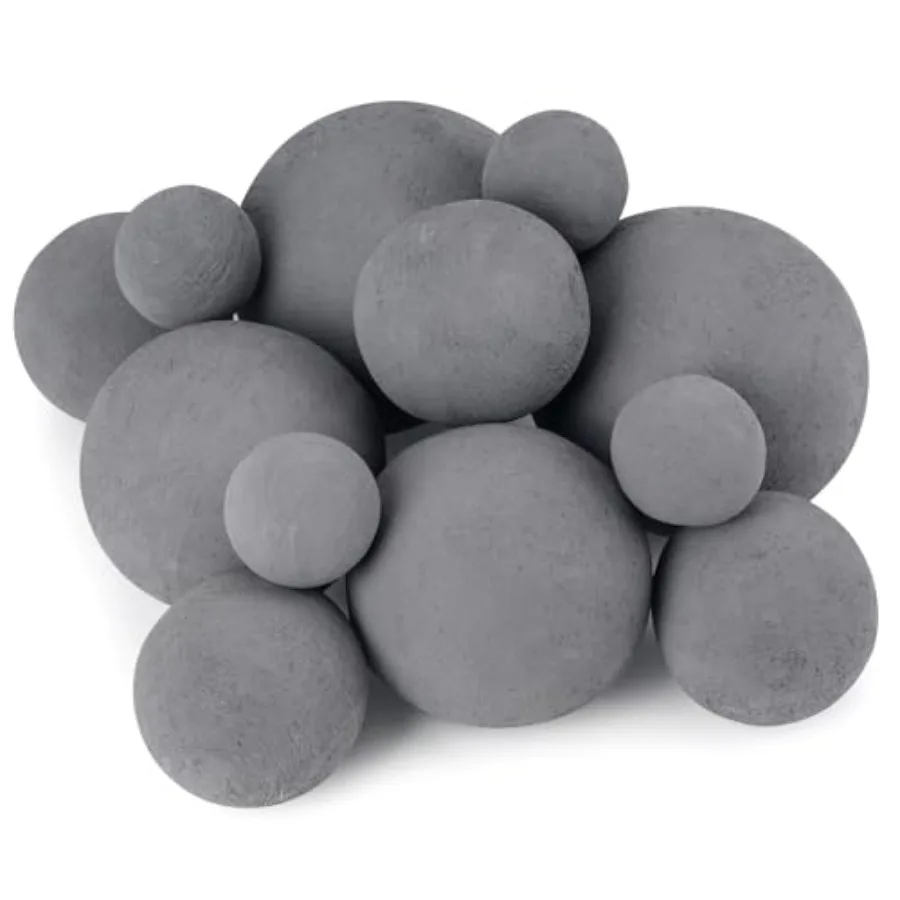 12 Pack Ceramic Balls Mixed 4 Sizes Fireplace Balls Modern Accessory for Indoor or Outdoor Fireplace Fire Pits and Fire Bowl
12 Pack Ceramic Balls Mixed 4 Sizes Fireplace Balls Modern Accessory for Indoor or Outdoor Fireplace Fire Pits and Fire Bowl