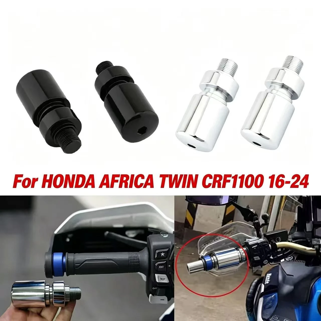 For HONDA AFRICA TWIN CRF1100 CRF1000 2016-2022 XADV750 2021-2024 Motorcycle Handlebar Grips Ends Handle Bar Ends Weights Plugs
For HONDA AFRICA TWIN CRF1100 CRF1000 2016-2022 XADV750 2021-2024 Motorcycle Handlebar Grips Ends Handle Bar Ends Weights Plugs