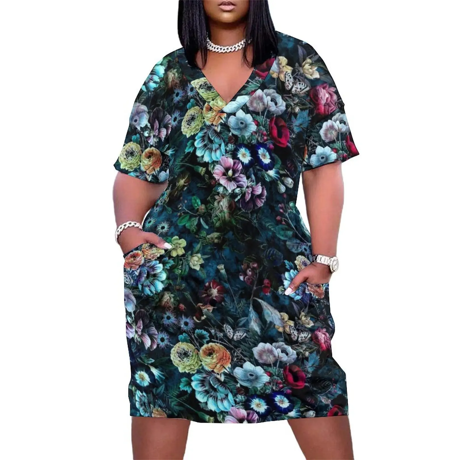 Night Garden Loose Pocket Dress summer dress woman 2025 sexy short dresses daring
Night Garden Loose Pocket Dress summer dress woman 2025 sexy short dresses daring