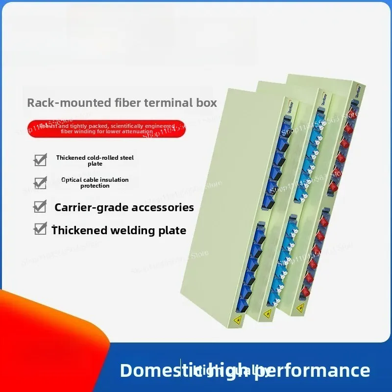 Communication fiber end point box rack SC/FC/LC interface single mode 12/24/48 core full with gray black
Communication fiber end point box rack SC/FC/LC interface single mode 12/24/48 core full with gray black