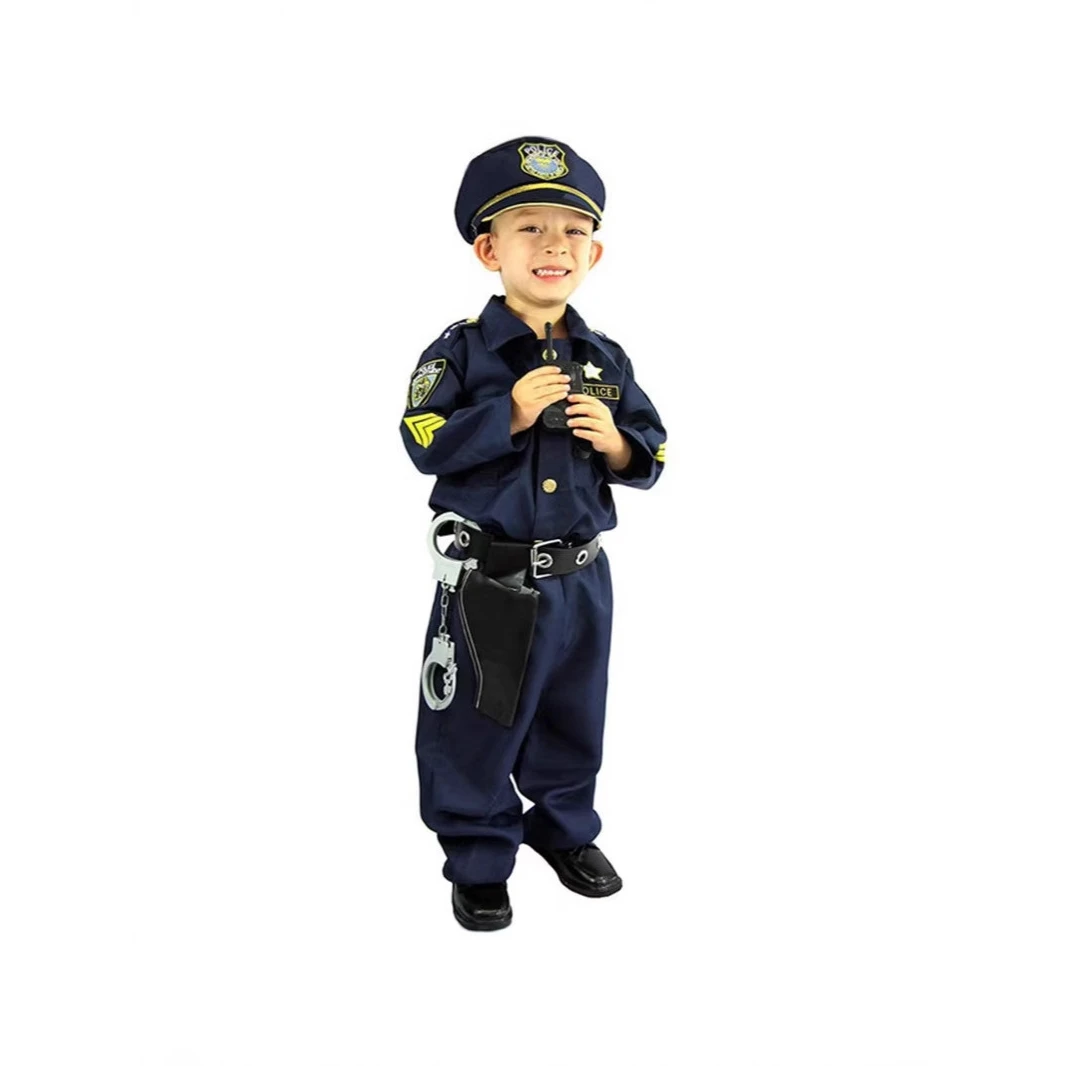 2026 New Children's Police Role-playing Game Halloween Costume Party Dress up Clothes for Kids Police Officer Outfit
2026 New Children's Police Role-playing Game Halloween Costume Party Dress up Clothes for Kids Police Officer Outfit