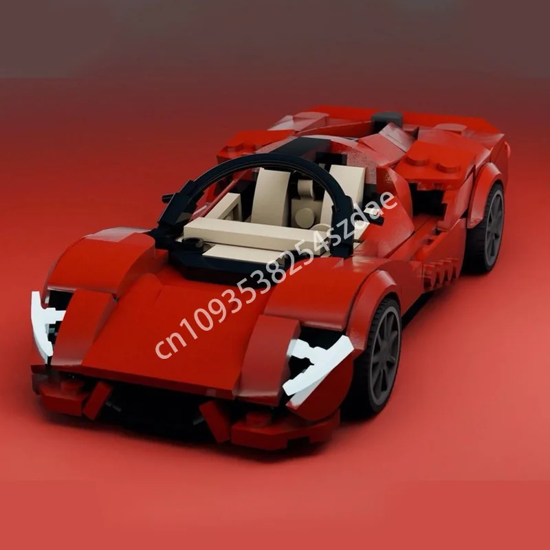377 шт. MOC DeTomaso p72 City Champions, суперкар, строительные блоки, решение проблемы, детская игрушка на день рождения, Рождество, подарок
377 шт. MOC DeTomaso p72 City Champions, суперкар, строительные блоки, решение проблемы, детская игрушка на день рождения, Рождество, подарок