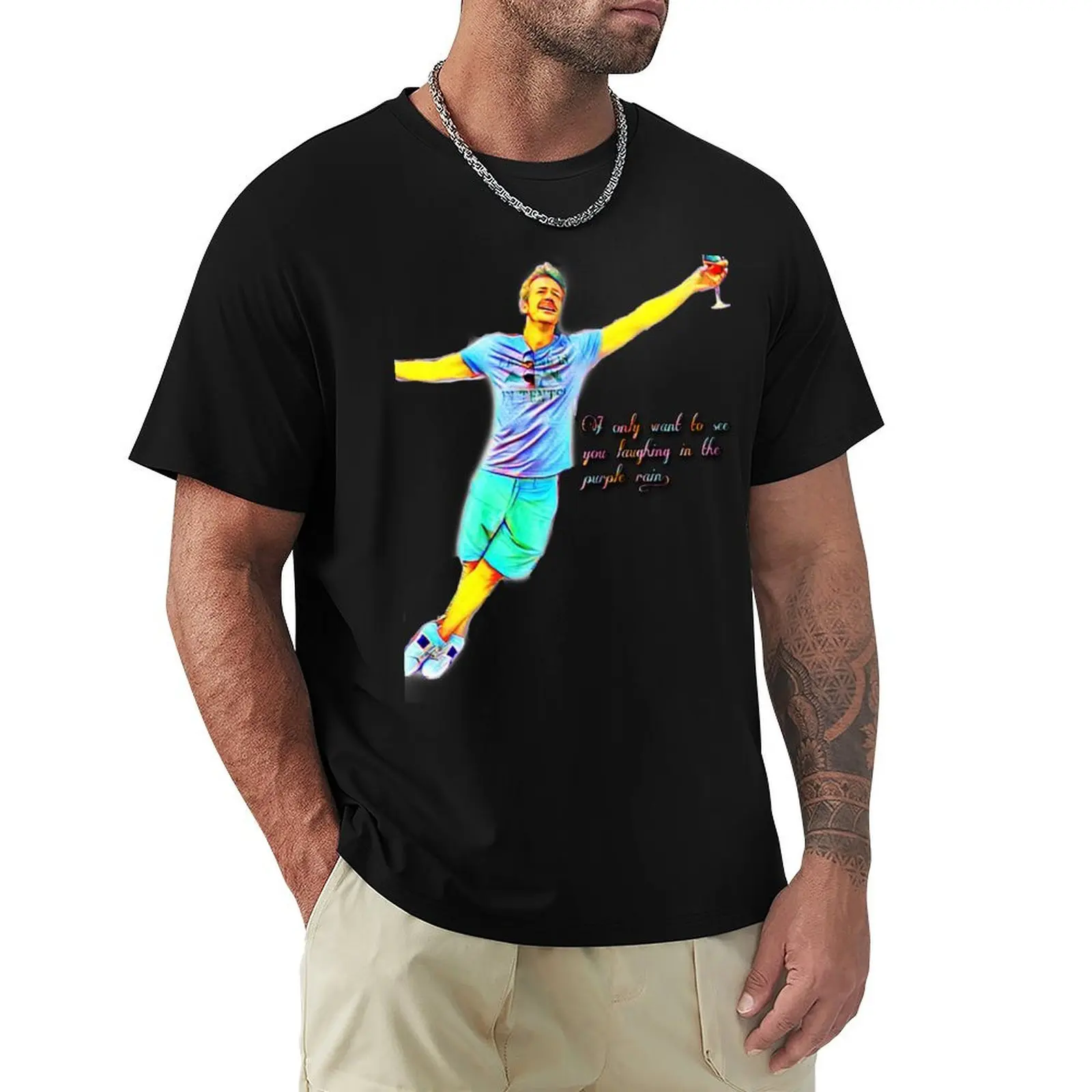 Laughing in the Purple Rain T-Shirt Luxury man korean fashion customs design your own plus sizes t shirt men 100℅ cotton
Laughing in the Purple Rain T-Shirt Luxury man korean fashion customs design your own plus sizes t shirt men 100℅ cotton