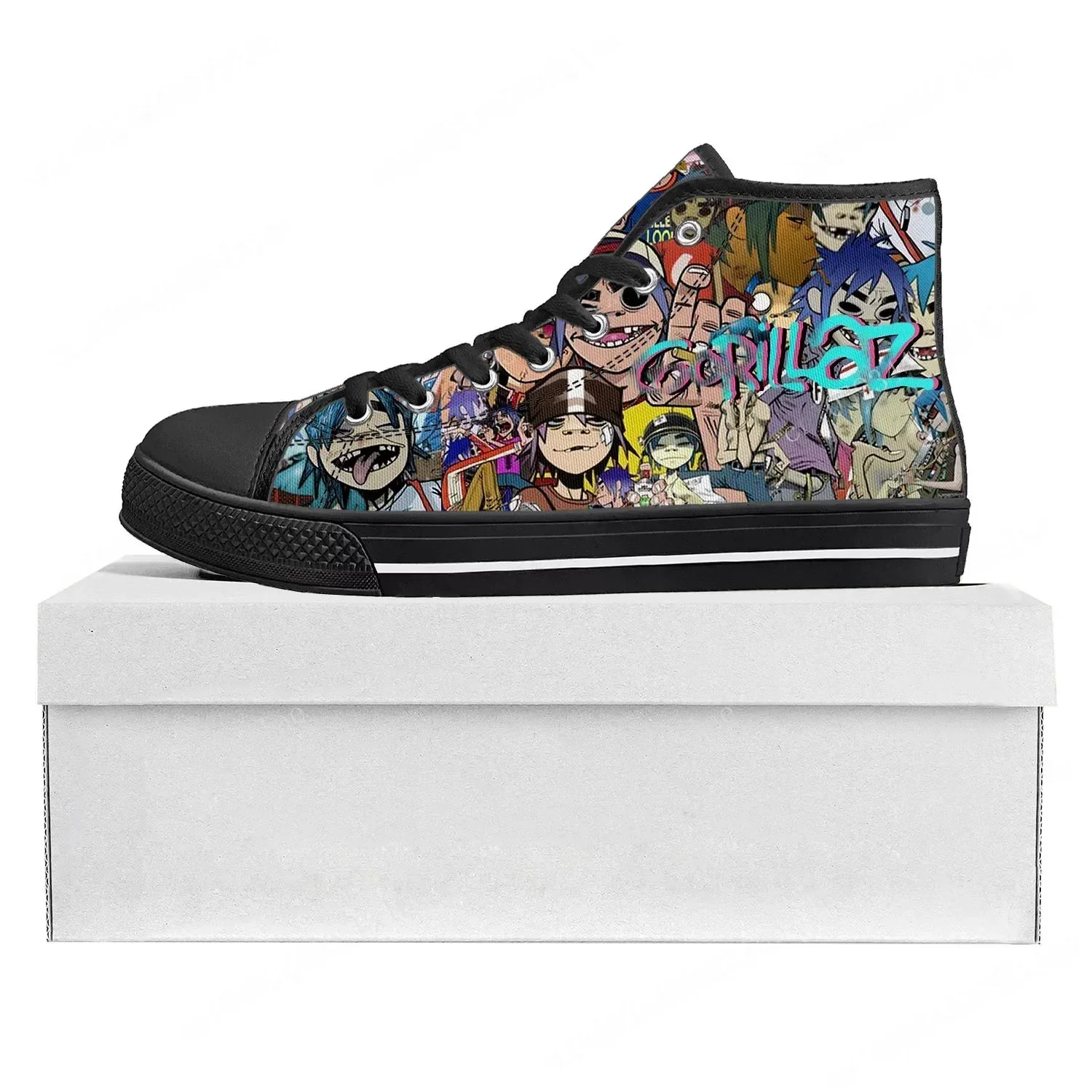 Gorillaz Band High Top High Quality Sneakers Mens Womens Teenager Canvas Customized Sneaker Casual Couple Shoes Custom Shoe
Gorillaz Band High Top High Quality Sneakers Mens Womens Teenager Canvas Customized Sneaker Casual Couple Shoes Custom Shoe