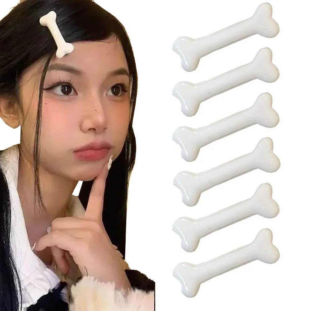 White Bone Hair Clip Cute Cartoon Bobby Pin Y2k Fashion Hair Volume Clip Small Hairpins Barrettes Creative Hair Accessories 2025
White Bone Hair Clip Cute Cartoon Bobby Pin Y2k Fashion Hair Volume Clip Small Hairpins Barrettes Creative Hair Accessories 2025