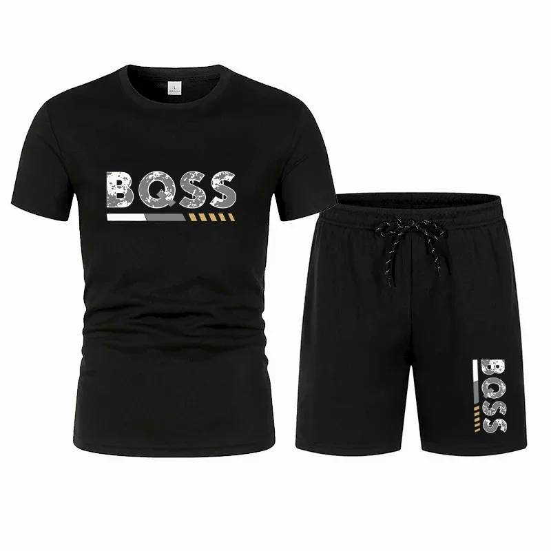 Men's Summer 2 Piece Sports Set Quick Dry Short Sleeve T-Shirt + Shorts Breathable Mesh Athletic Outfit for Running & Gym
Men's Summer 2 Piece Sports Set Quick Dry Short Sleeve T-Shirt + Shorts Breathable Mesh Athletic Outfit for Running & Gym