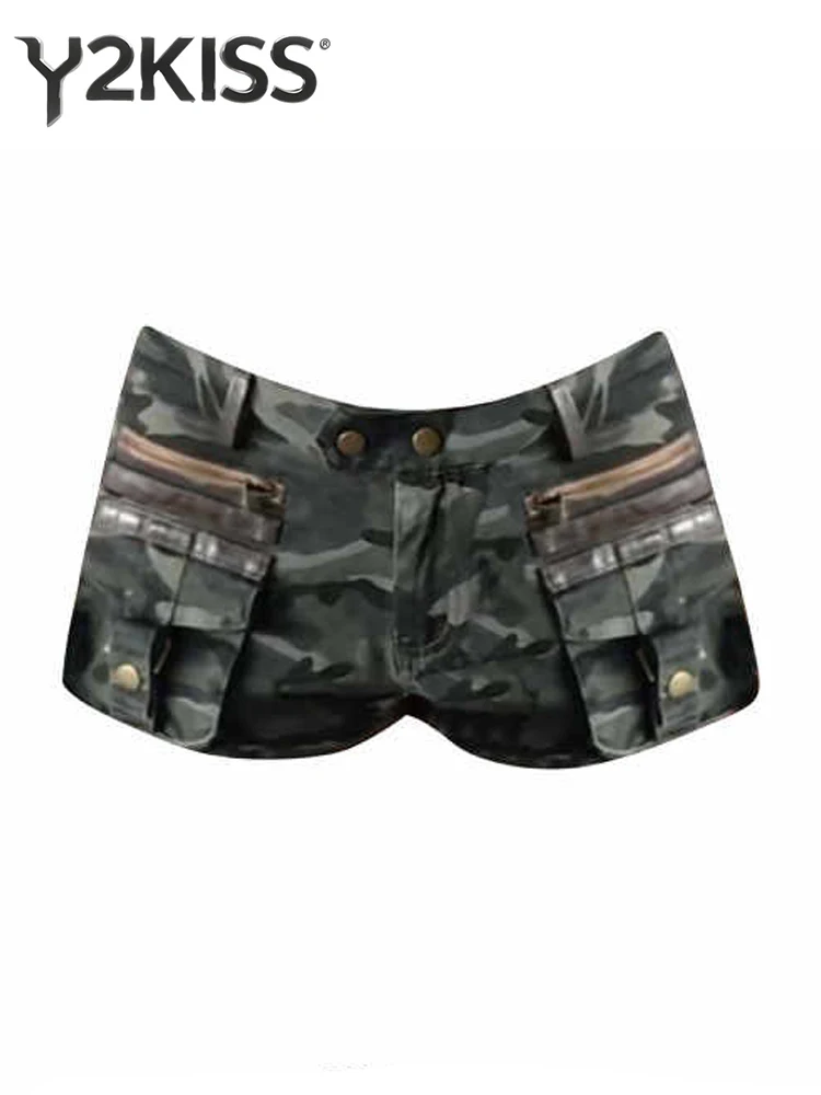 Summer Women High Street American Retro Camouflage Denim Cargo Shorts Kpop Japanese Y2K 2000s Grunge Low Rise Jeans Hot Pants
Summer Women High Street American Retro Camouflage Denim Cargo Shorts Kpop Japanese Y2K 2000s Grunge Low Rise Jeans Hot Pants