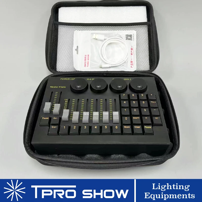 DJ Light Controller Mini Command Wing Dmx Stage Lighting Console Apply For Event Wedding Live Show Party Disco Moving Head LED
DJ Light Controller Mini Command Wing Dmx Stage Lighting Console Apply For Event Wedding Live Show Party Disco Moving Head LED