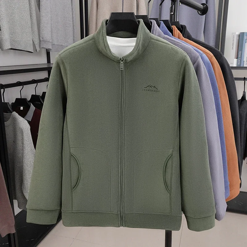 Кардиган нового стиля 2025 года с флисовым свитером, модный мужской базовый слой, куртка на молнии из флиса Oli, теплый воротник-стойка
Кардиган нового стиля 2025 года с флисовым свитером, модный мужской базовый слой, куртка на молнии из флиса Oli, теплый воротник-стойка