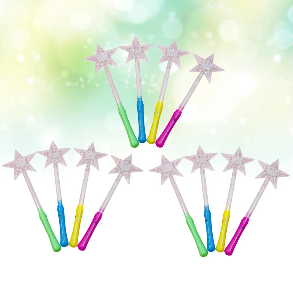 12pcs Funny Luminous Wand Light Up Star Wand Glow Wand Interesting Toys Party Supplies for Children Kids (Random Color)
12pcs Funny Luminous Wand Light Up Star Wand Glow Wand Interesting Toys Party Supplies for Children Kids (Random Color)
