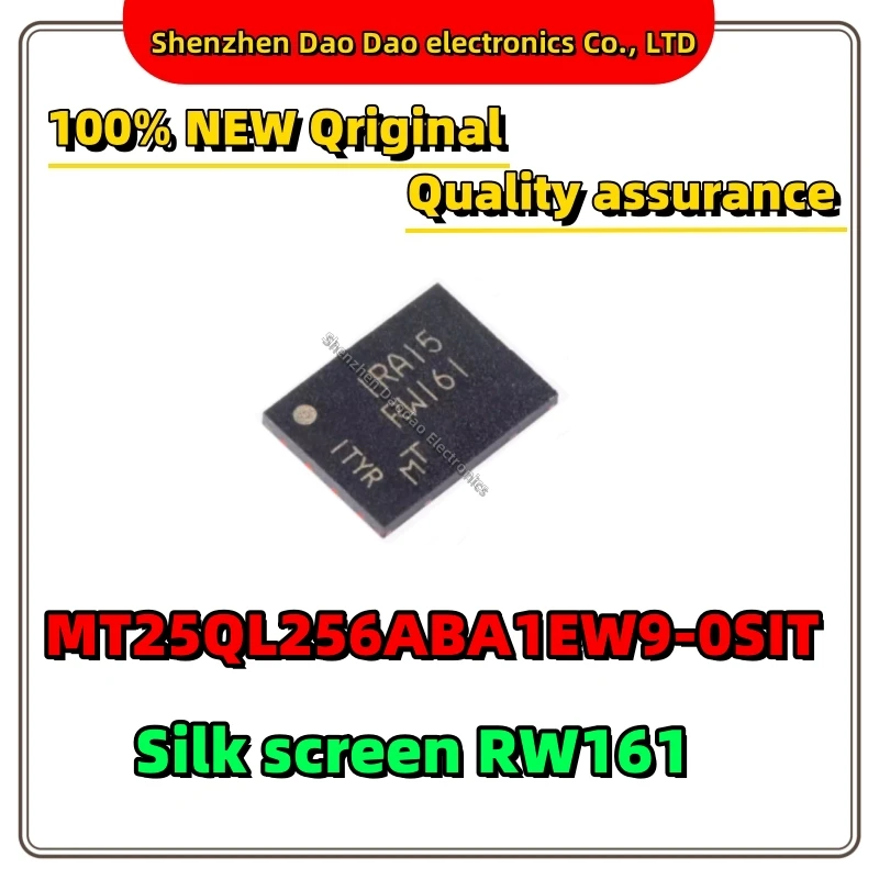 MT25QL256ABA1EW9-0SIT Silk screen RW161 WPDFN-8 256Mb NOR flash storage IC chip Quality Brand New
MT25QL256ABA1EW9-0SIT Silk screen RW161 WPDFN-8 256Mb NOR flash storage IC chip Quality Brand New