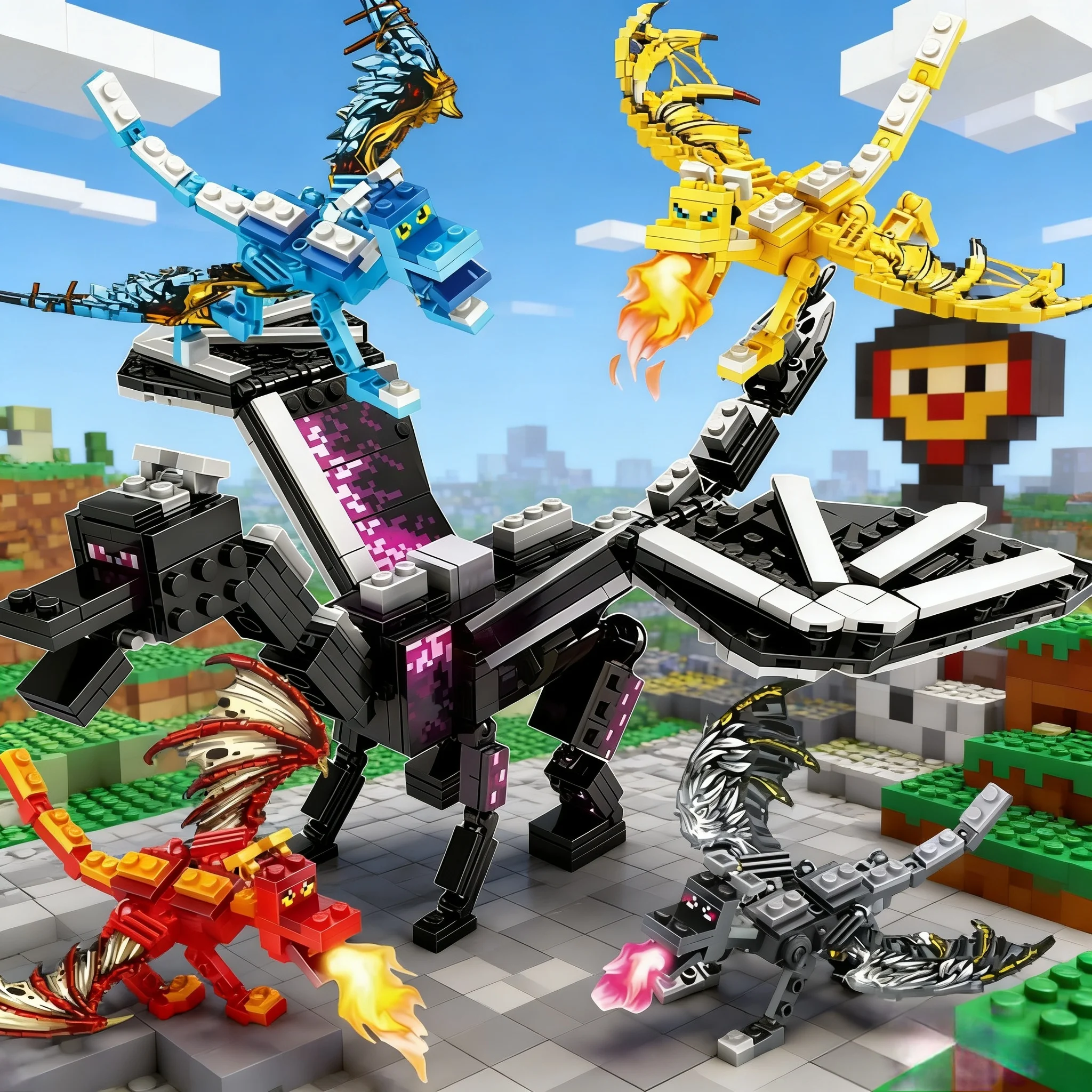 Stacking Building Blocks Combo Set - Doomsday Dragon Model, Great Kit for Enthusiasts, Top Choice for Holiday Gift
Stacking Building Blocks Combo Set - Doomsday Dragon Model, Great Kit for Enthusiasts, Top Choice for Holiday Gift