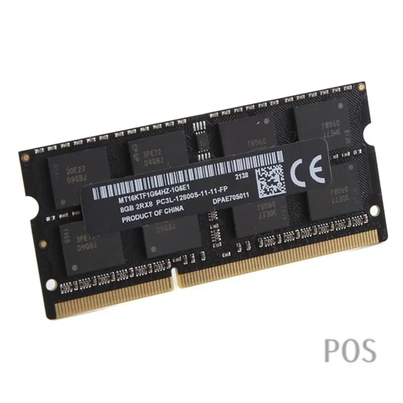 For MT 8GB DDR3 Laptop Ram Memory+Cooling Vest 1600Mhz PC3-12800 204 Pins 1.35V SODIMM For Laptop Memory Ram Durable-POS
For MT 8GB DDR3 Laptop Ram Memory+Cooling Vest 1600Mhz PC3-12800 204 Pins 1.35V SODIMM For Laptop Memory Ram Durable-POS