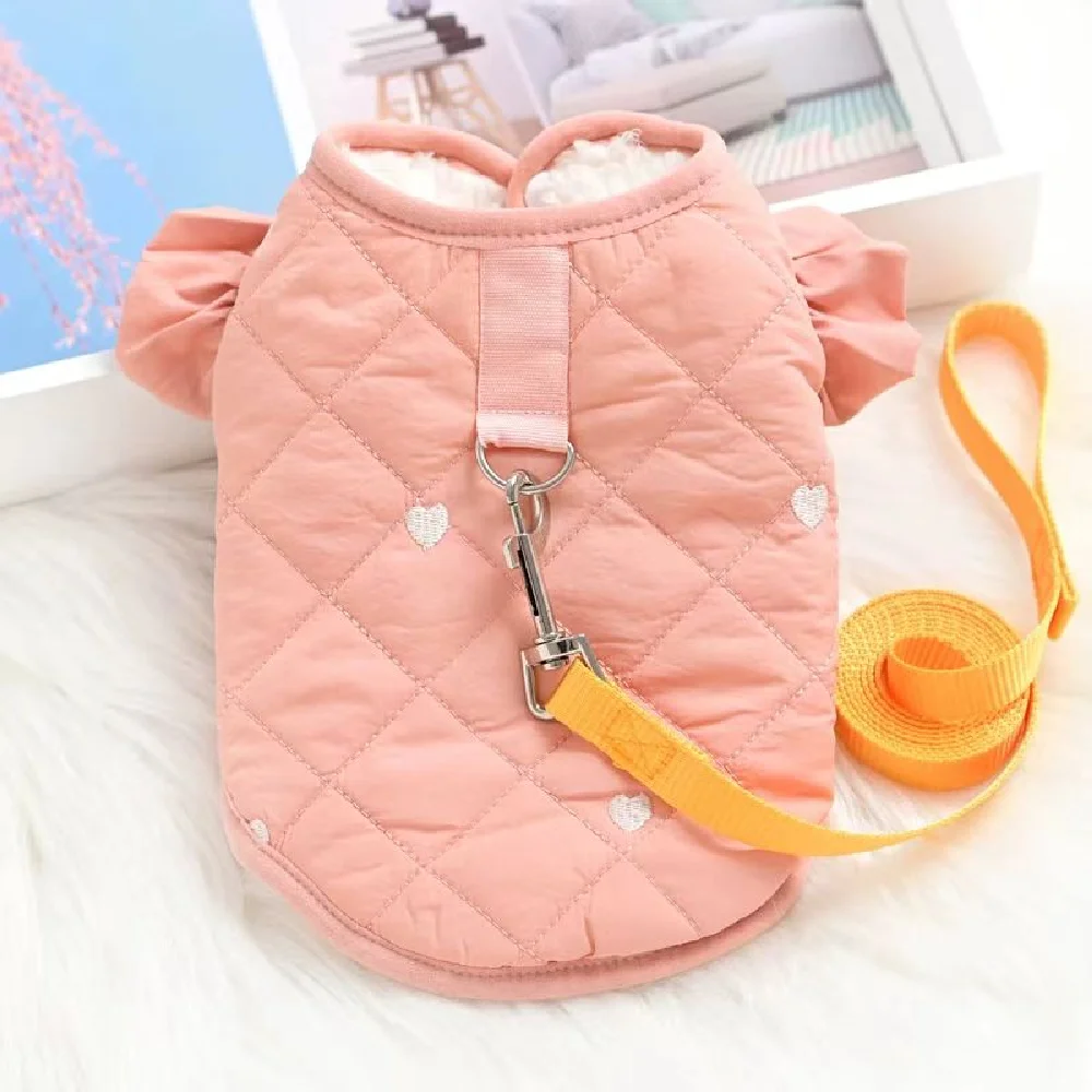 Princess Dog Winter Super Warm Thicker Cotton Coat Waterproof Small Dog Pet Clothing French Bulldog Puppy Costume With D Ring 
Princess Dog Winter Super Warm Thicker Cotton Coat Waterproof Small Dog Pet Clothing French Bulldog Puppy Costume With D Ring