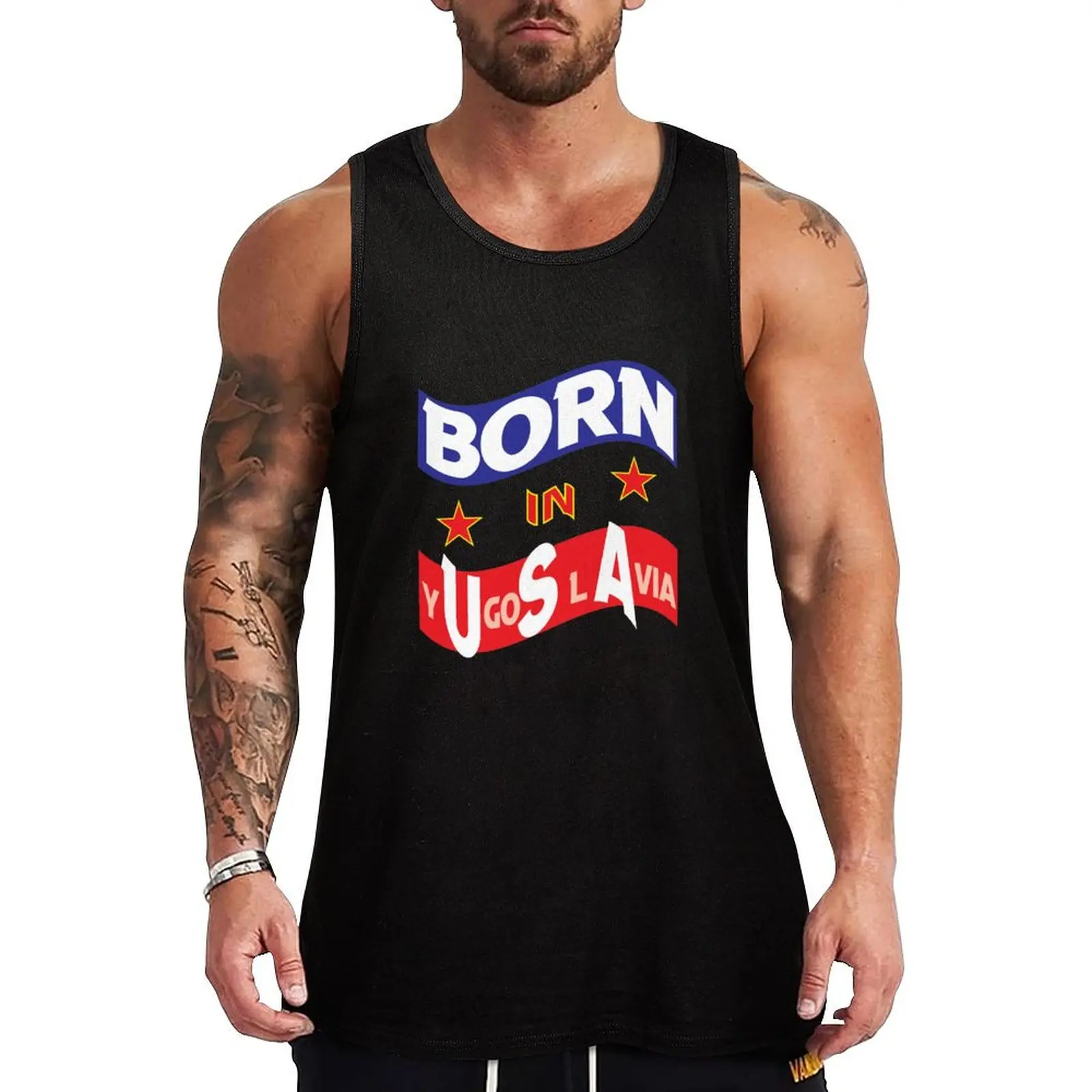 Born in Yugoslavia for Men & Women Tank Top Men's gym articles anime t-shirts Men's vest Body man
Born in Yugoslavia for Men & Women Tank Top Men's gym articles anime t-shirts Men's vest Body man