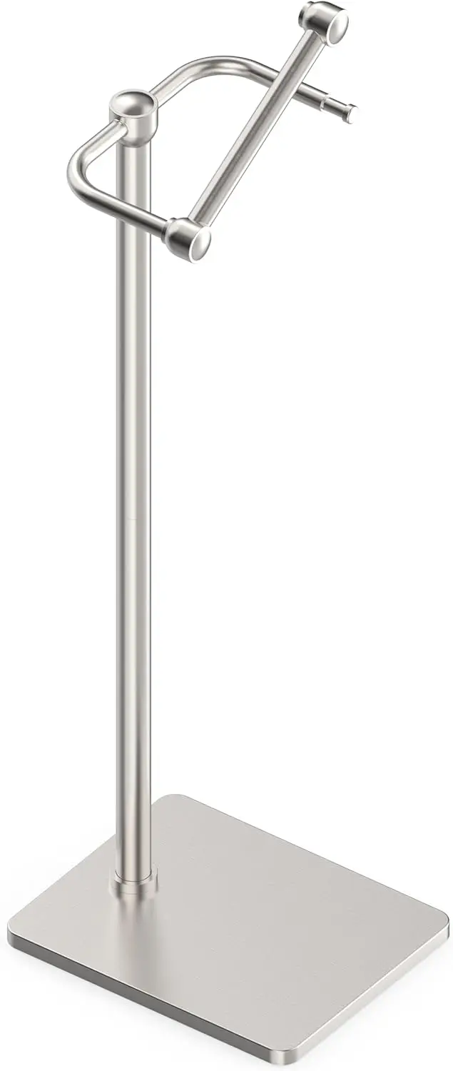 Напольный держатель для туалетной бумаги с поворотным кронштейном, утяжеленным основанием, из матовой никелированной нержавеющей стали для ванной комнаты
Напольный держатель для туалетной бумаги с поворотным кронштейном, утяжеленным основанием, из матовой никелированной нержавеющей стали для ванной комнаты