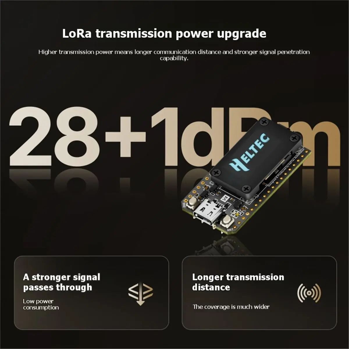 Новинка 2026: Комплект из 2-х улучшенных модулей Heltec WiFi LoRa 32 V4 ESP32S3+SX1262 BLE LoRa Node Meshtastic LoRaWAN с мощностью передачи 28 дБм
Новинка 2026: Комплект из 2-х улучшенных модулей Heltec WiFi LoRa 32 V4 ESP32S3+SX1262 BLE LoRa Node Meshtastic LoRaWAN с мощностью передачи 28 дБм