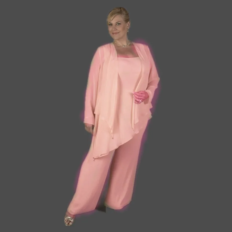 handmade Fashion Long Sleeves chiffon Floor Length Brides 3 pieces pants Mother of the Bride Dresses for Weddings with jacket
handmade Fashion Long Sleeves chiffon Floor Length Brides 3 pieces pants Mother of the Bride Dresses for Weddings with jacket