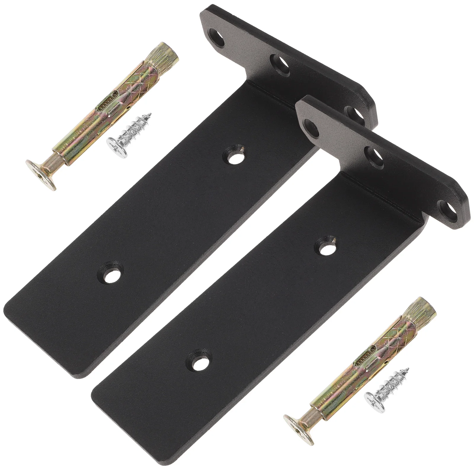 2pcs Black Floating Shelf Brackets Heavy Duty Steel Wall Mount Strong Durable Matte Coating Scratch Resistant Hardware Triangle
2pcs Black Floating Shelf Brackets Heavy Duty Steel Wall Mount Strong Durable Matte Coating Scratch Resistant Hardware Triangle