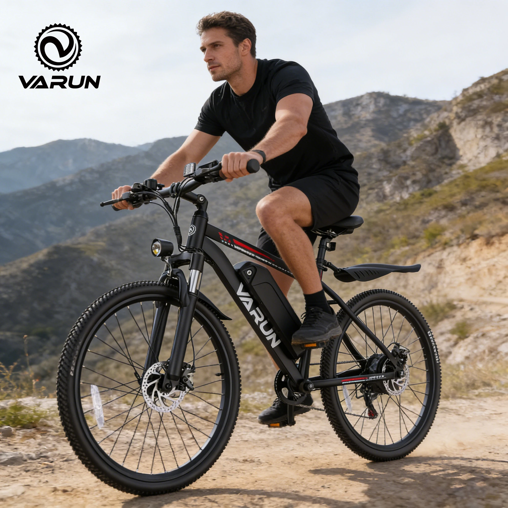 Varun M26-2 Air Adult Electric Bike, 500W Electric Bicycle, 36V 7.8Ah, 26" MTB E-bike, 32km/h Mountain Ebike, 1-Year Warranty
Varun M26-2 Air Adult Electric Bike, 500W Electric Bicycle, 36V 7.8Ah, 26" MTB E-bike, 32km/h Mountain Ebike, 1-Year Warranty