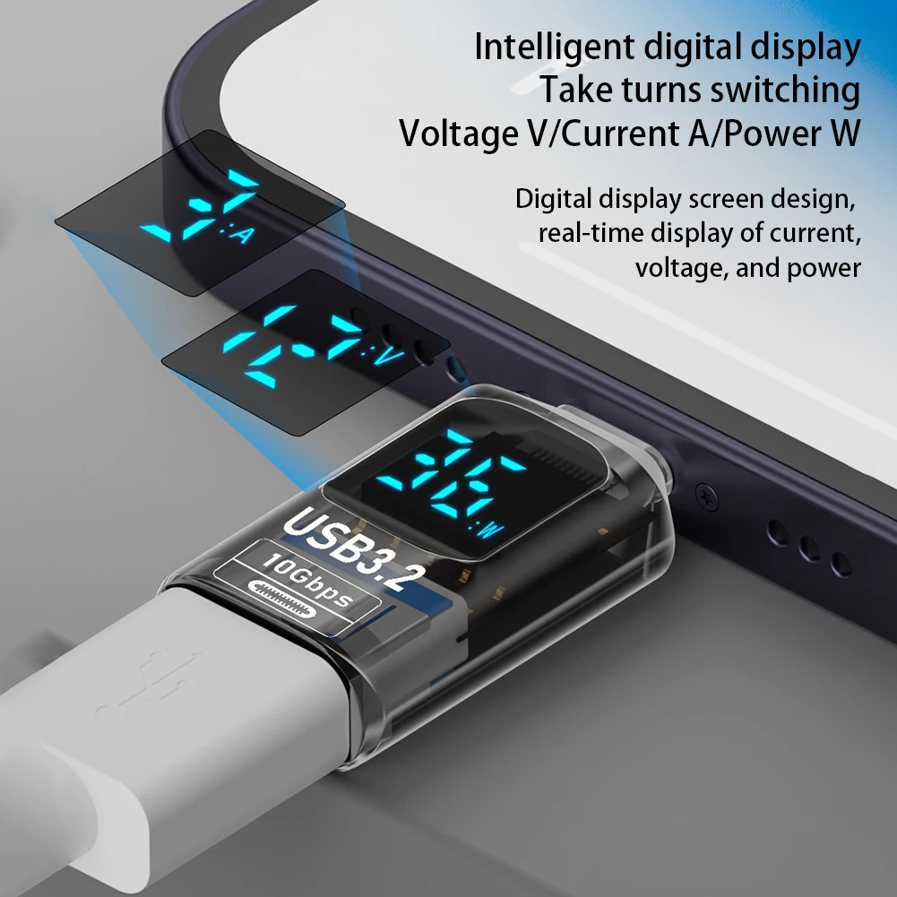 Адаптер USB C Plug Play Адаптер быстрой передачи данных для дома/путешествий
Адаптер USB C Plug Play Адаптер быстрой передачи данных для дома/путешествий