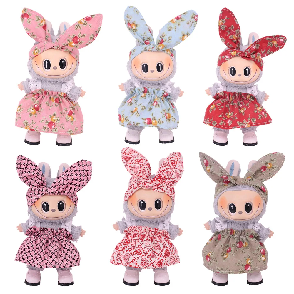 For Labubu Doll Clothes Floral Skirts Cute Little Clothes+Hairband Girl Doll Accessories Fashion Toy Gifts
For Labubu Doll Clothes Floral Skirts Cute Little Clothes+Hairband Girl Doll Accessories Fashion Toy Gifts