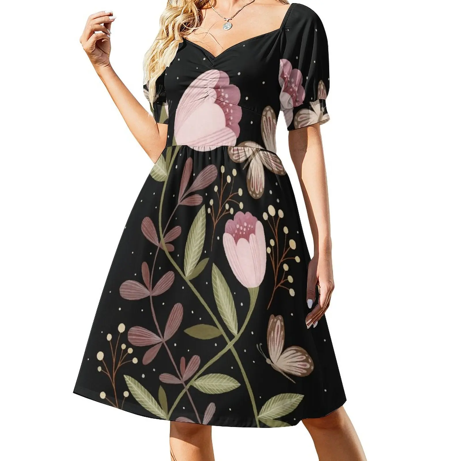 Flowers and butterflies Sleeveless Dress Long dress woman Clothing female dresses with long sleeves
Flowers and butterflies Sleeveless Dress Long dress woman Clothing female dresses with long sleeves