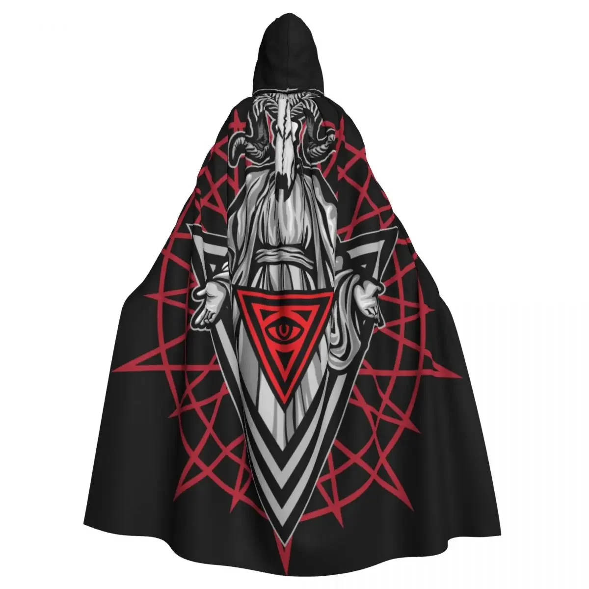 Unisex Witch Party Reversible Hooded Adult Vampires Cape Vintage Baphomet Demon Goat
Unisex Witch Party Reversible Hooded Adult Vampires Cape Vintage Baphomet Demon Goat