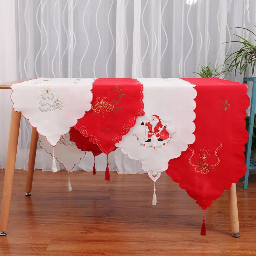 Embroidered Table Runner Red Pattern Christmas Tablecloth Polyester Long Wide Decorative Cover For Dining Coffee
Embroidered Table Runner Red Pattern Christmas Tablecloth Polyester Long Wide Decorative Cover For Dining Coffee