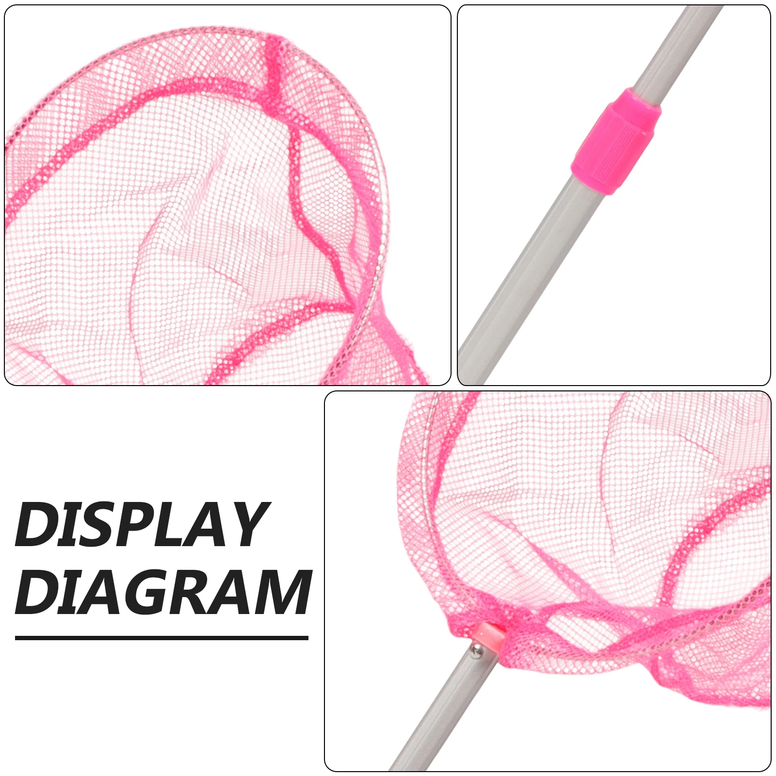 Children's Fishing Net Pink Nylon Telescopic Kids Fish Tank Net Beach Outdoor Activities Lightweight Aluminum Handle
Children's Fishing Net Pink Nylon Telescopic Kids Fish Tank Net Beach Outdoor Activities Lightweight Aluminum Handle
