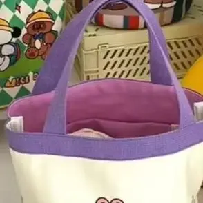 Casual Canvas Bucket Bag Tote Women Handbags Cartoon Print Lunch Bag Shopper Bag School Bag
Casual Canvas Bucket Bag Tote Women Handbags Cartoon Print Lunch Bag Shopper Bag School Bag