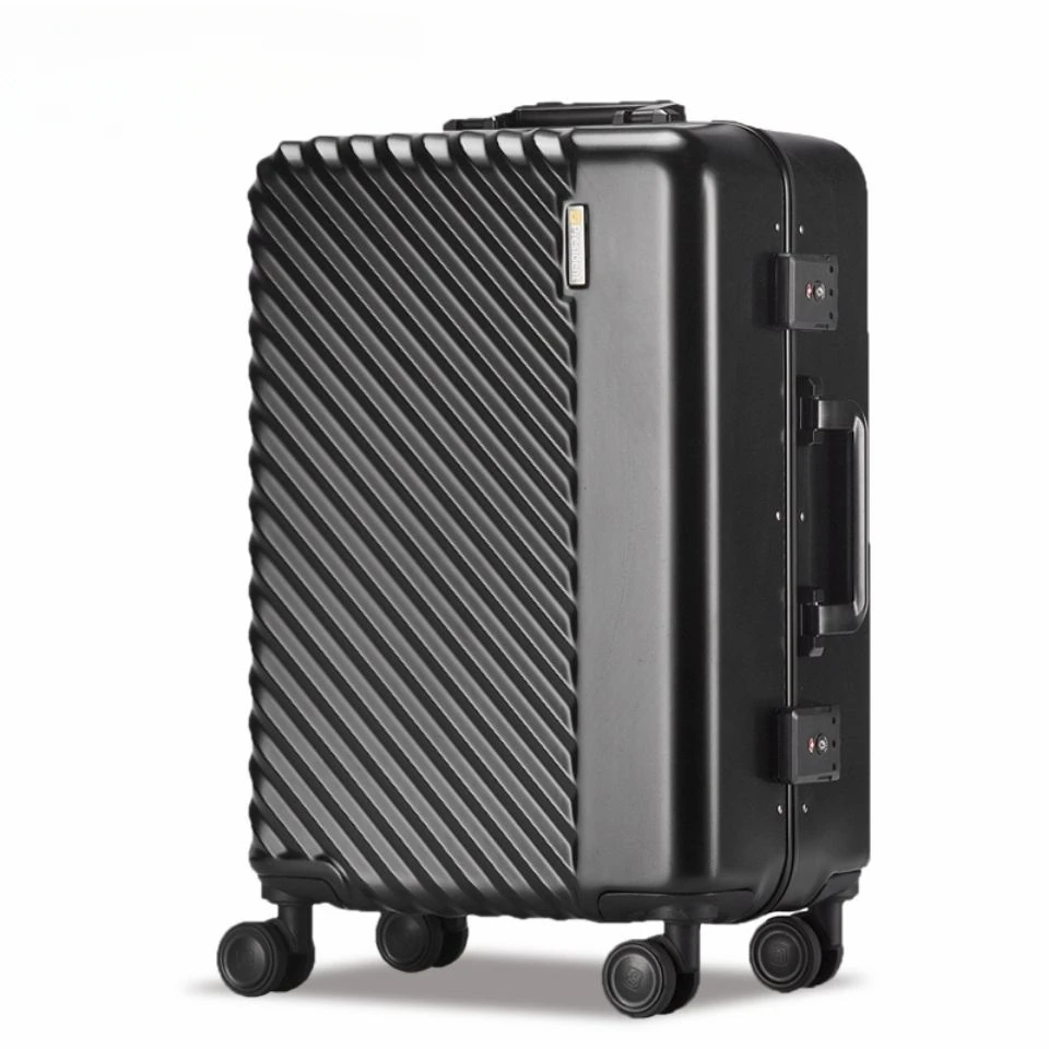 Aluminum frame, suitcase, universal wheel, simple travel trolley case, fashionable 20-inch business boarding case.
Aluminum frame, suitcase, universal wheel, simple travel trolley case, fashionable 20-inch business boarding case.