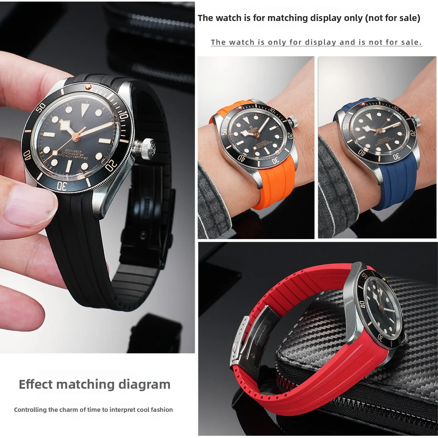 Curved End FKM watchband For Tudor Black Bay 1958 M79030N M79030B Men's Fluoro rubber Watch Strap 20mm Folding Buckle Style Belt
Curved End FKM watchband For Tudor Black Bay 1958 M79030N M79030B Men's Fluoro rubber Watch Strap 20mm Folding Buckle Style Belt