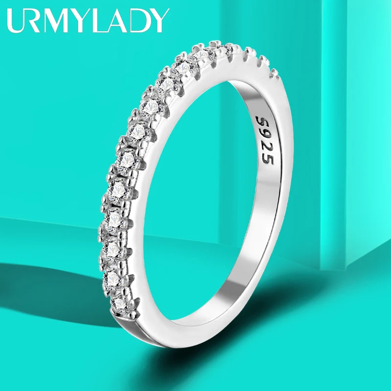 URMYLADY 925 Sterling Silver White Gold Round Excellent Cut Moissanite Ring for Girls Cocktail Jewelry
URMYLADY 925 Sterling Silver White Gold Round Excellent Cut Moissanite Ring for Girls Cocktail Jewelry