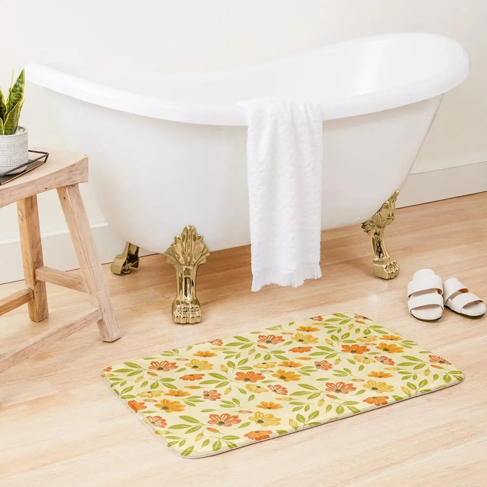 Cheerful summer floral Bath Mat Bathroom Use Carpet Living Room Waterproof Bathroom Rugs Mat
Cheerful summer floral Bath Mat Bathroom Use Carpet Living Room Waterproof Bathroom Rugs Mat