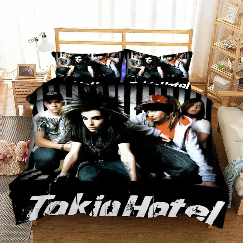 Rock band Tokio Hotel 3D Print Bedding Set Duvet Covers Pillowcases One Piece Comforter Bedding Sets Bedclothes Bed K581
Rock band Tokio Hotel 3D Print Bedding Set Duvet Covers Pillowcases One Piece Comforter Bedding Sets Bedclothes Bed K581