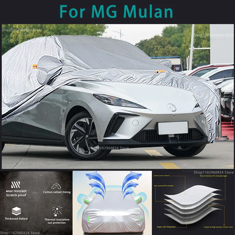 For MG Mulan 210T Full Car Covers Outdoor Sun uv protection Dust Rain Snow Protective Auto Protective cover
For MG Mulan 210T Full Car Covers Outdoor Sun uv protection Dust Rain Snow Protective Auto Protective cover