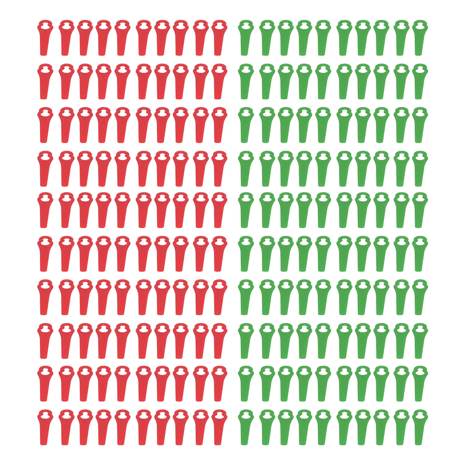 100Pcs Plastic Cutter Blades Lawn Mower Cutting Tool Gourd Shape Mower Blade Mower Blade Replacement Garden Pruning Accessories
100Pcs Plastic Cutter Blades Lawn Mower Cutting Tool Gourd Shape Mower Blade Mower Blade Replacement Garden Pruning Accessories