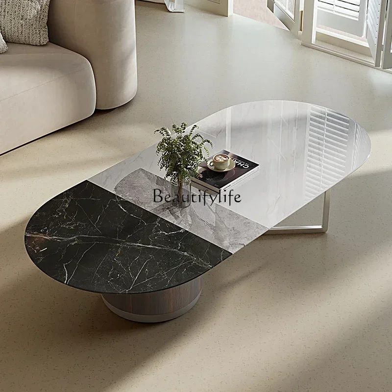 New Italian household marble coffee table cream style designer small apartment modern simple living room
New Italian household marble coffee table cream style designer small apartment modern simple living room