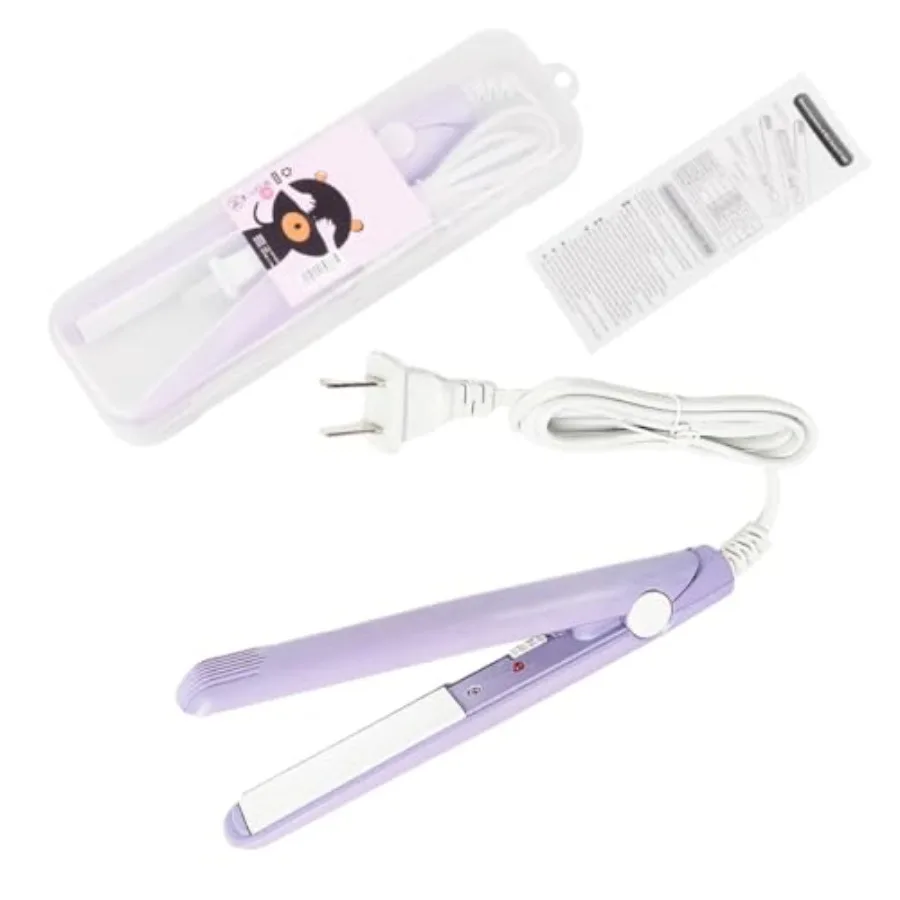 Mini Hair Straightener 2 in 1 Straight and Curly Hair Flat Iron Ceramic Tourmaline Plate 100-240V 20W US Plug
Mini Hair Straightener 2 in 1 Straight and Curly Hair Flat Iron Ceramic Tourmaline Plate 100-240V 20W US Plug