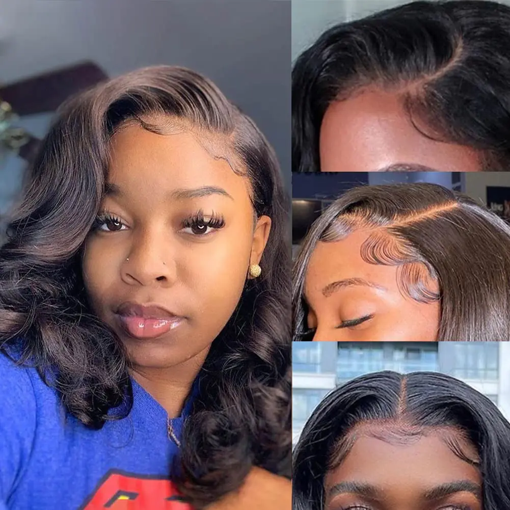 Парик-боб из 100% натуральных волос с волнистой текстурой, с кружевной передней частью 13x4, предварительно выщипанный, короткий парик с кружевной застежкой для женщин
Парик-боб из 100% натуральных волос с волнистой текстурой, с кружевной передней частью 13x4, предварительно выщипанный, короткий парик с кружевной застежкой для женщин