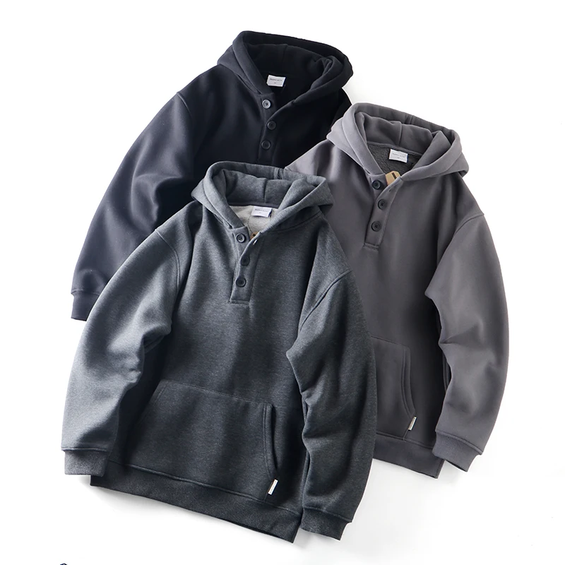 Retro American Pure Cotton Fce Lined Thiened Casual Hoodie Men's Autumn Winter Warm Couple's Outerwear Sweatirt
Retro American Pure Cotton Fce Lined Thiened Casual Hoodie Men's Autumn Winter Warm Couple's Outerwear Sweatirt