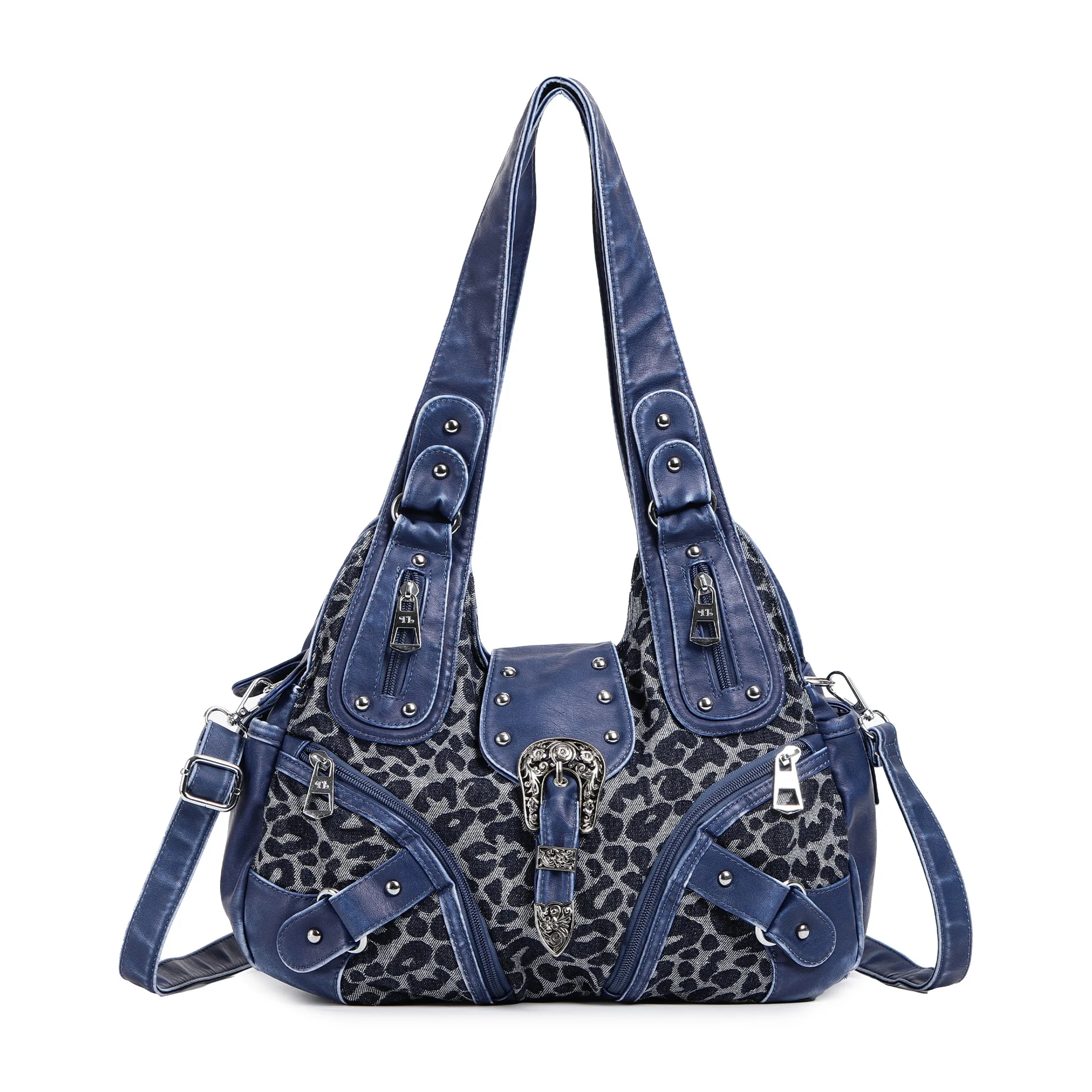 Retro Pink Ladies Hobo Tote Handbag Silver Hardware Removable Crossbody Strap Large Soft PU Leather Trendy Women's Satchel Bag
Retro Pink Ladies Hobo Tote Handbag Silver Hardware Removable Crossbody Strap Large Soft PU Leather Trendy Women's Satchel Bag