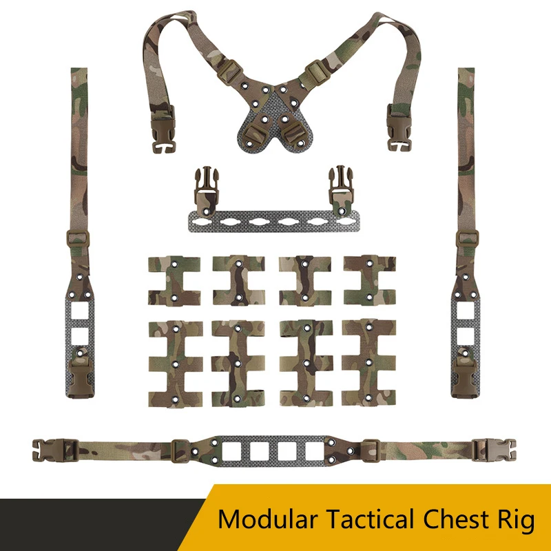 Modular Tactical Chest Rig, Split Modular Design, Lightweight, Laser Cutting, Convenient Buckle
Modular Tactical Chest Rig, Split Modular Design, Lightweight, Laser Cutting, Convenient Buckle